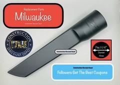Milwaukee 31-01-0865 Replacement Vacuum Crevice Tool For 1-1/4″ Hose