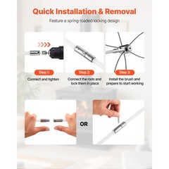 Uimoso Chimney Cleaning Kit for Square, Rectangular, and Arched Chimneys