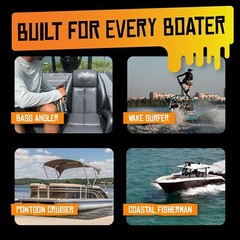 2In1 Interior Boat Cleaner & Protectant Spray | Vinyl Boat Seat Cleaner + Cerami
