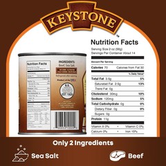 Keystone All Natural Ground Beef, 28 oz Can