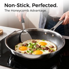 14-Piece Nonstick Hybrid Hex Cookware Set – Induction & Oven Safe, PFOA Free
