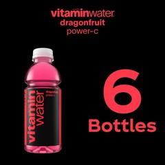 vitaminwater Power-C Dragonfruit Flavored Water Beverage, 16.9 fl oz, 6 Pack Bot