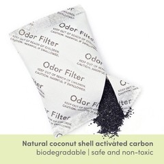 Activated Carbon Filters 9 Pack Odor Control Coconut Shell Charcoal Trash Can US