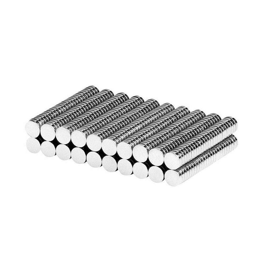 1/8 x 1/32 Inch Mini Neodymium Rare Earth Disc Magnets N52 (500 Pack)