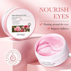 BIOAQUA Rose & Hyaluronic Acid Eye Patches | Travel Size Dark Circles Mask