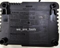 Dewalt DCB1104 Battery Charger 12 & 20 Volt 4 Amp 12V 20V For Drill, Saw Tools