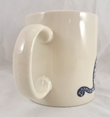 Taylor & NG CHAT ET SOURIS Cat & Mouse 3-7/8” High Ceramic Coffee Mug 1979