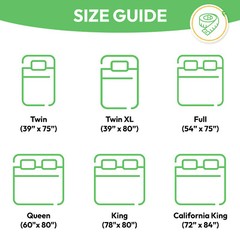 Bamboo Mattress Protector Deep Pocket Waterproof Breathable Fitted Bed Cover