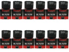 12 Pack OEM Kawasaki 49065-0721 Oil Filter Replaces 49065-7007
