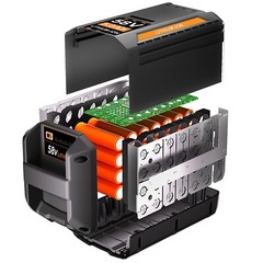 5.0Ah Lithium-ion Battery For Echo 58Volt CBP-58V40 CBP-58V2AH CHT-58V CDST-58V