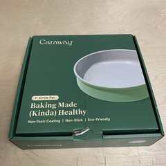 Caraway Non-Stick Ceramic 9” Circle Pans – Naturally Ceramic Coating- Sage READ