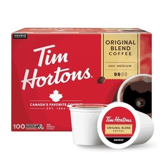 Tim Hortons Original Blend Medium Roast Single Serve K-Cup Coffee Pods – 100…