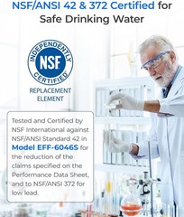 Waterdrop Replacement for LG® LT1000P® ADQ74793501 Refrigerator Water Filter