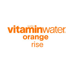 vitaminwater Rise Zero Sugar Orange Flavored Water Beverage, 16.9 fl oz, 6 Pack
