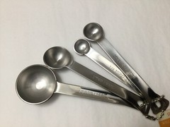 New Williams Sonoma Stainless Steel Measuring Spoons Set Of 4