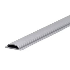 Gray Vinyl Threshold Insert 36 in Replacement for Door Threshold 1-1/4 in x 3/8