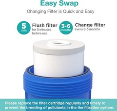 1-10 Pack 10×4.5″ Whole House Activated Coconut Carbon Sediment Water Filter 5μm