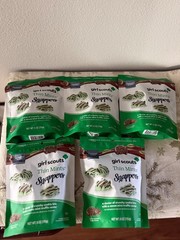 5-PACKS Edward Marc Chocolatier Girl Scouts Thin Mints Snapper 6 Oz-EXP. 11/2026