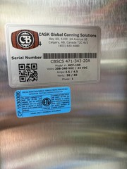 Cask MCF-100 Manual Canning System Beer Canning Line W/ Table