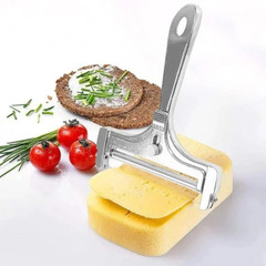 Stainless Steel Adjustable Cheese Slicer Wire Cutter for Thick or Thin Slices