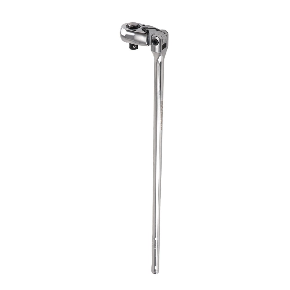 1/2in Drive Extra Long Flex Ratchet Handle 24in 72 Teeth Reversible Chrome