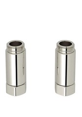 Rohl C5574EXTPN Union Adaptor Pair For A1401 w/new Female Conne -Polished Nickel