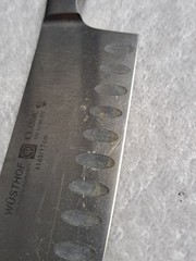 WUSTHOF CLASSIC SOLINGEN GERMANY 4183 17cm 7″ Hollow Edge Santoku Knife