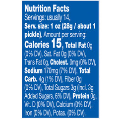 (2 pack) Vlasic Sweet Baby Whole Pickles, 24 fl oz