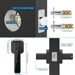 Smart Fingerprint Door Lock Keyless Entry with APP IC Card Code Key Biometric