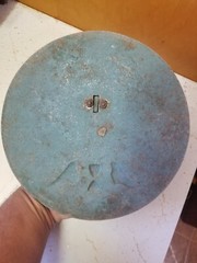 Vintage Antique Metal Sundial I Count None But Sunny Hours 9″ Diameter