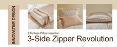 Hyaluronic Acid Silk Pillowcase 100% Mulberry, Ultra-Hydrating 23 Momme Silk