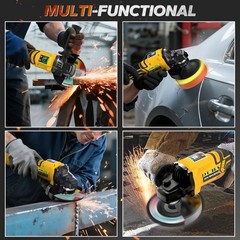 Cordless Angle Grinder For Dewalt 20V MAX 4-1/2″ 5″ Brushless 22PCS Complete Kit