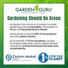 Garden Guru Stainless Steel Hand Weeder Fork Tool – Rust Resistant Stainless