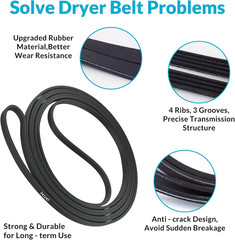 341241 Dryer Belt Compatible with Whirlpool Kenmore Amana Maytag Roper Replaceme