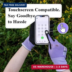 HandLove Gardening Gloves for Women, 2 Pairs, Hyaluronic Acid Moisturizing Glove