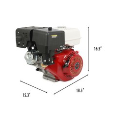 13HP GX390 Engine Recoil Start Horizontal Shaft Low Oil Shutdown OHV Engine USA