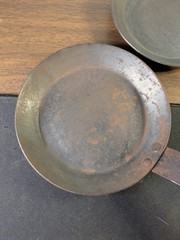 Vintage Steel Crepe Omelette Frying Pan 6.5″ Made in France 16 Lot of 2