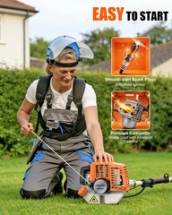 26cc 2-stroke Grass String Trimmer Lawn Mower Gas Trimmer WeedEater Powerful