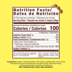 (4 Pack) Pulparindo Tamarind Candy, Original Hot and Salted Mexican Candy, 20ct