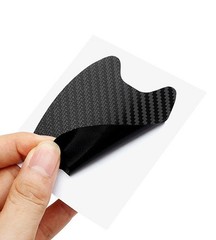 4X Carbon Fiber Door Handle Car Stickers Decal Protector Film Anti Scratch