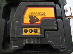 DeWalt DW0822 Self-Leveling Cross Line Plumb Spot Laser Level, with Storage Case