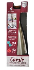 New Manna Carafe Stainless Steel Bottle Double wall insulated, 50 oz. 1.5 L
