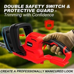 22″ Cordless Hedge Trimmer for Milwaukee M18 Battery (Tool Only)