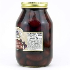 Amish Wedding Pickled Baby Beets Ready to Eat USA Made 32 Oz Glass Jar
