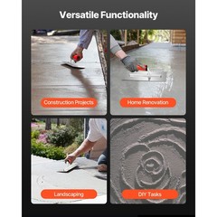 10.9 x 4.4 in Ergonomic Tile Trowel for Smooth Application