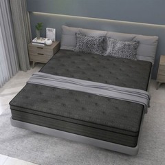 12″14″ Mattress in A Box Hybrid InnerSpring Twin Full Queen King Size Cool Black