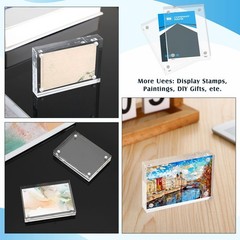 8 Pcs 2.5 x 3.5 Inch Mini Acrylic Picture Frames, Clear Acrylic Photo Busines…