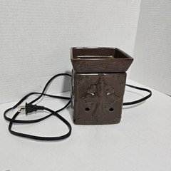 Scentsy Faith Cross Retired Full-Size Wax Warmer Model DSW-FAIT Christian Brown