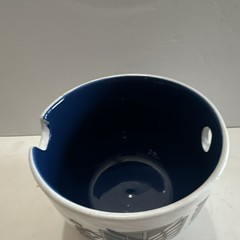 Just Funky Attack on Titan Ceramic Ramen Bowl, White/Blue, Hand Wash Only