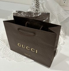 GUCCI Firenze 1921 Paper Bag Shopping Gift Brand NEW Wrapped 9” X 6.5 X 3.5”